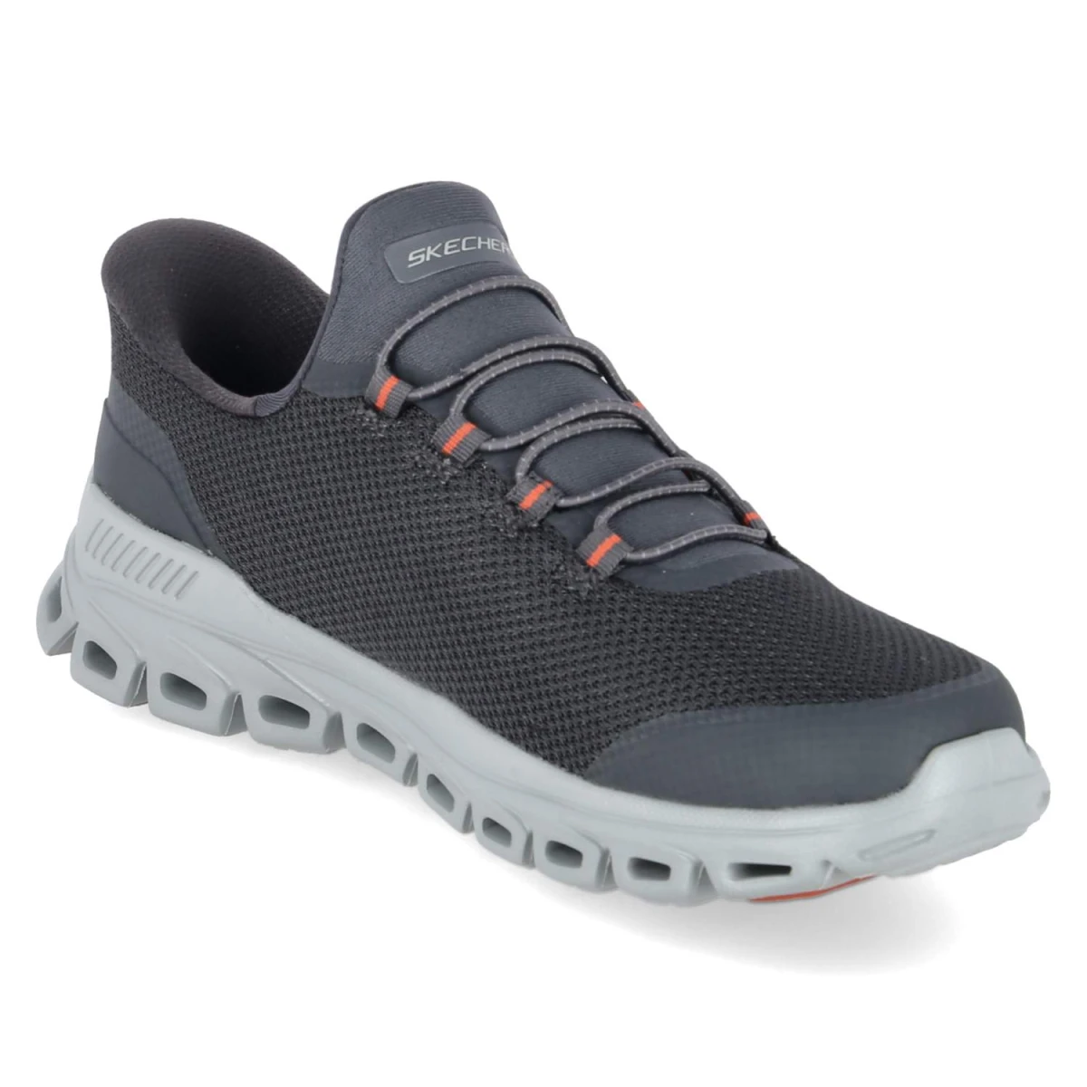 Low Sneaker GLIDE-STEP REMNYNT - charcoal/orange