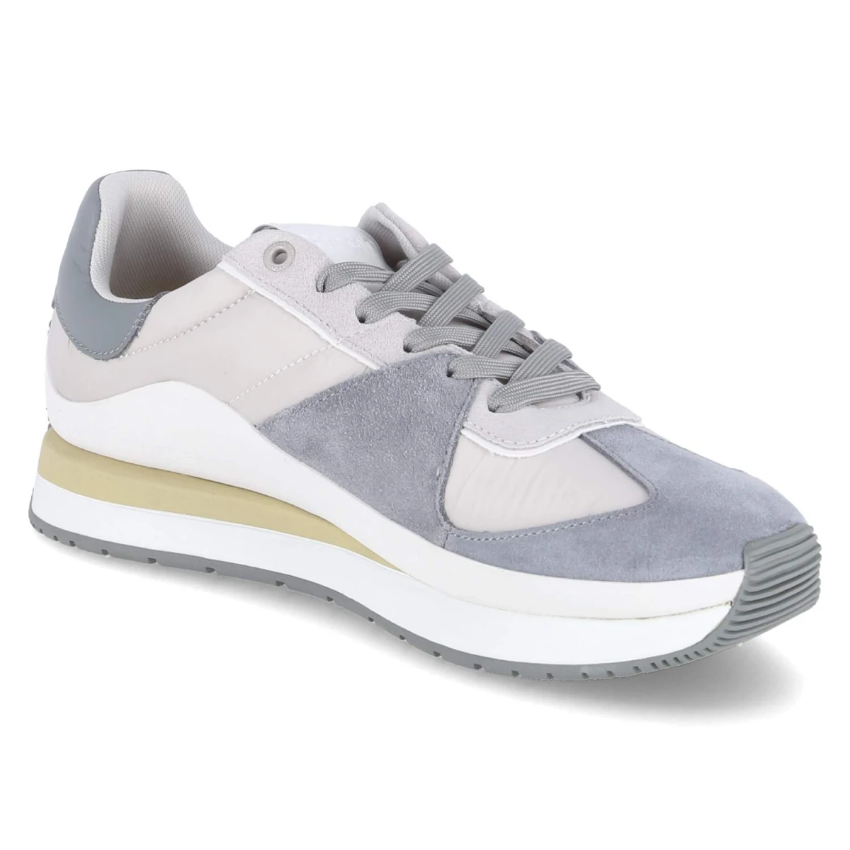 Low Sneaker LOW TOP LACE UP - grey