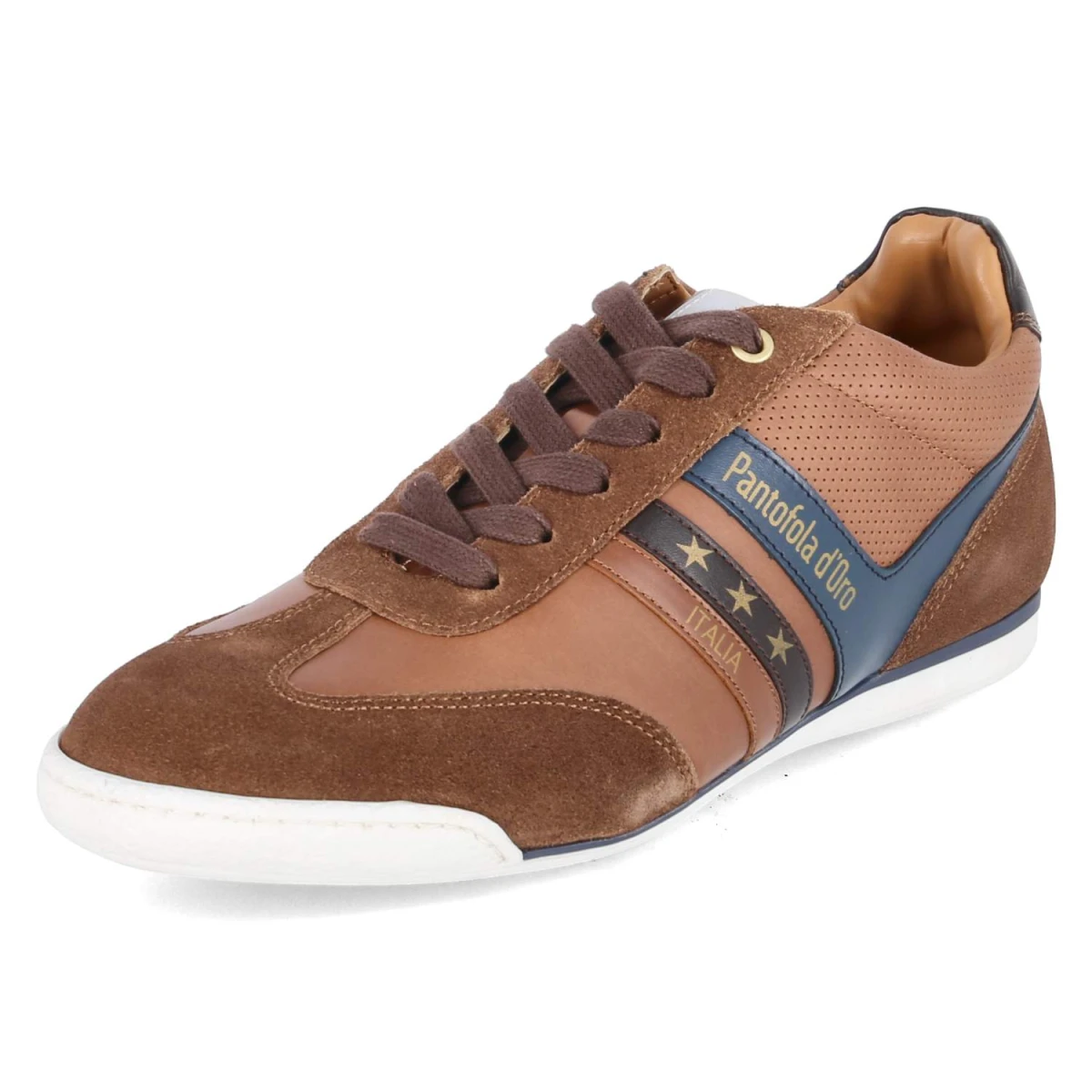 Low Sneaker VASTO - cognac/navy