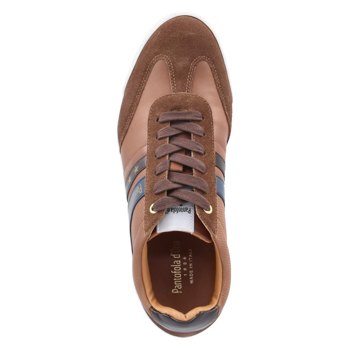 Low Sneaker VASTO - cognac/navy