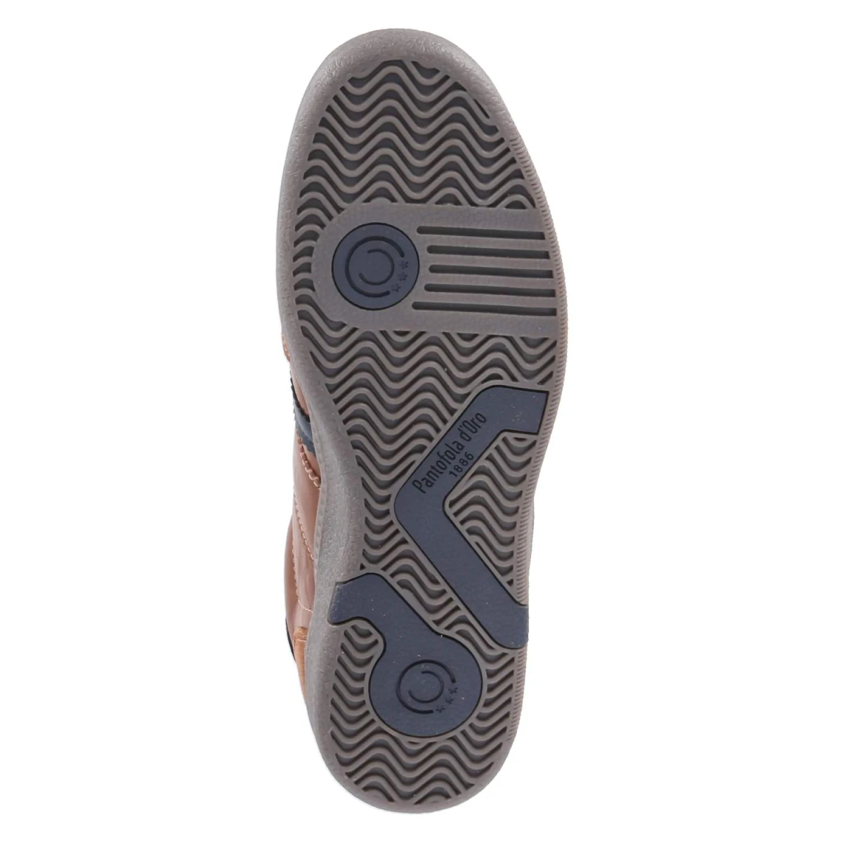 Low Sneaker BALLARE - cognac/navy