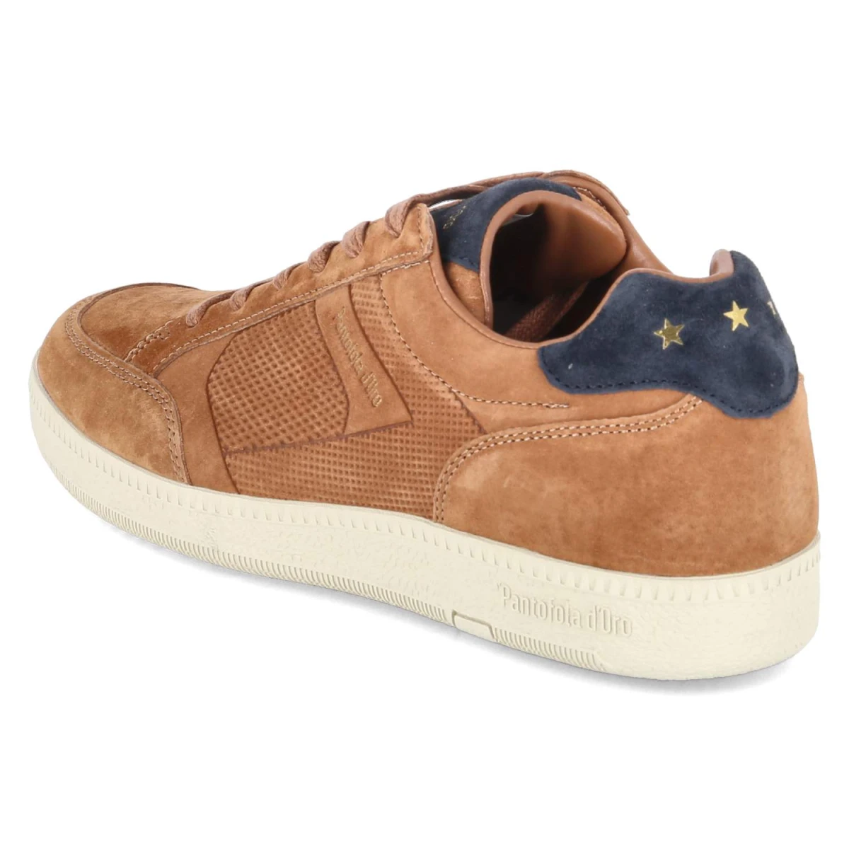 Low Sneaker VELO - cognac/navy