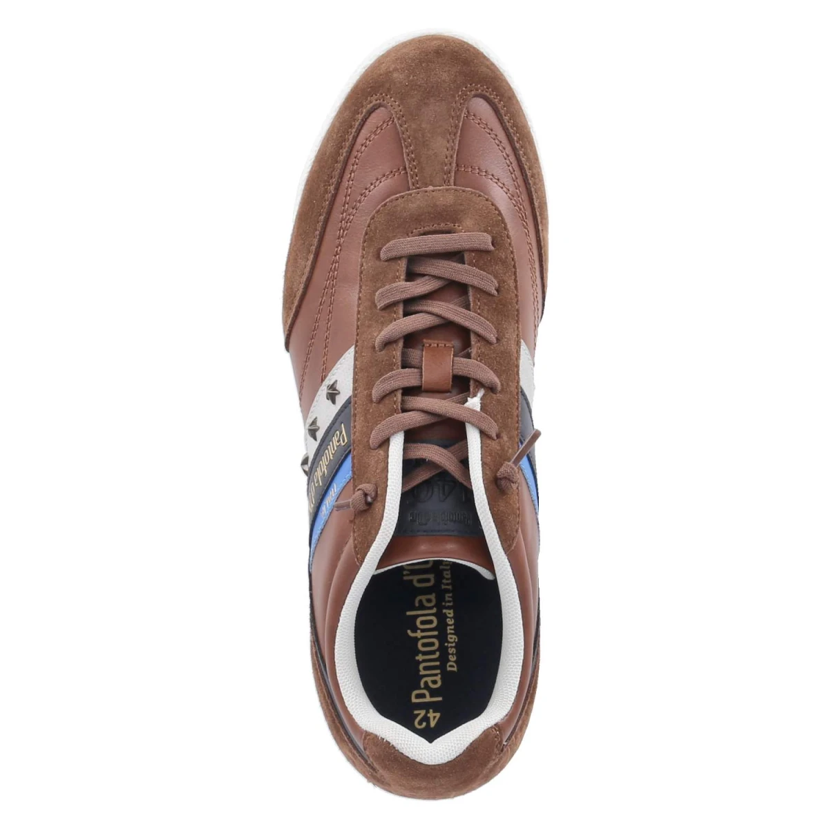 Low Sneaker VASTO - cognac/navy