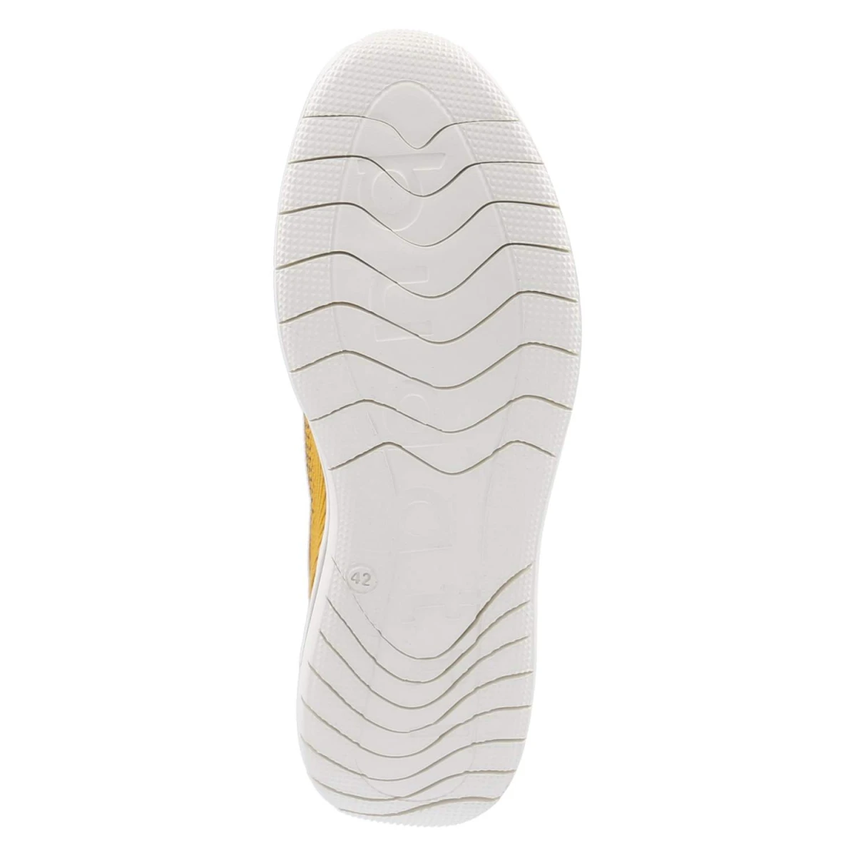 Sneaker - yellow / grey