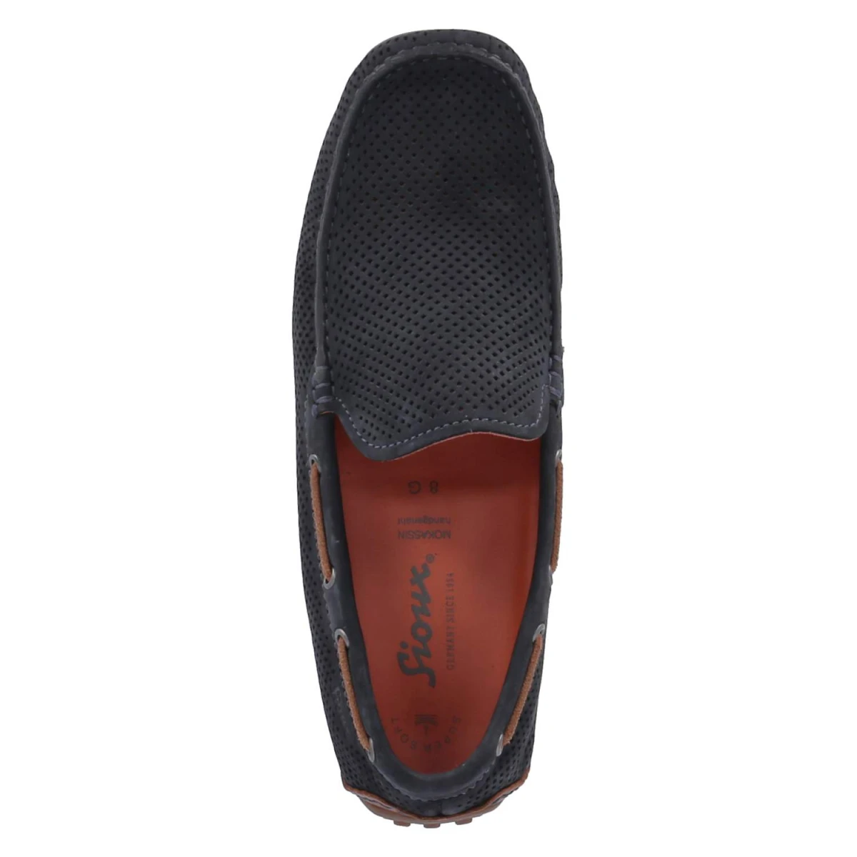 Mokassins CARULIO - deepblue/cognac