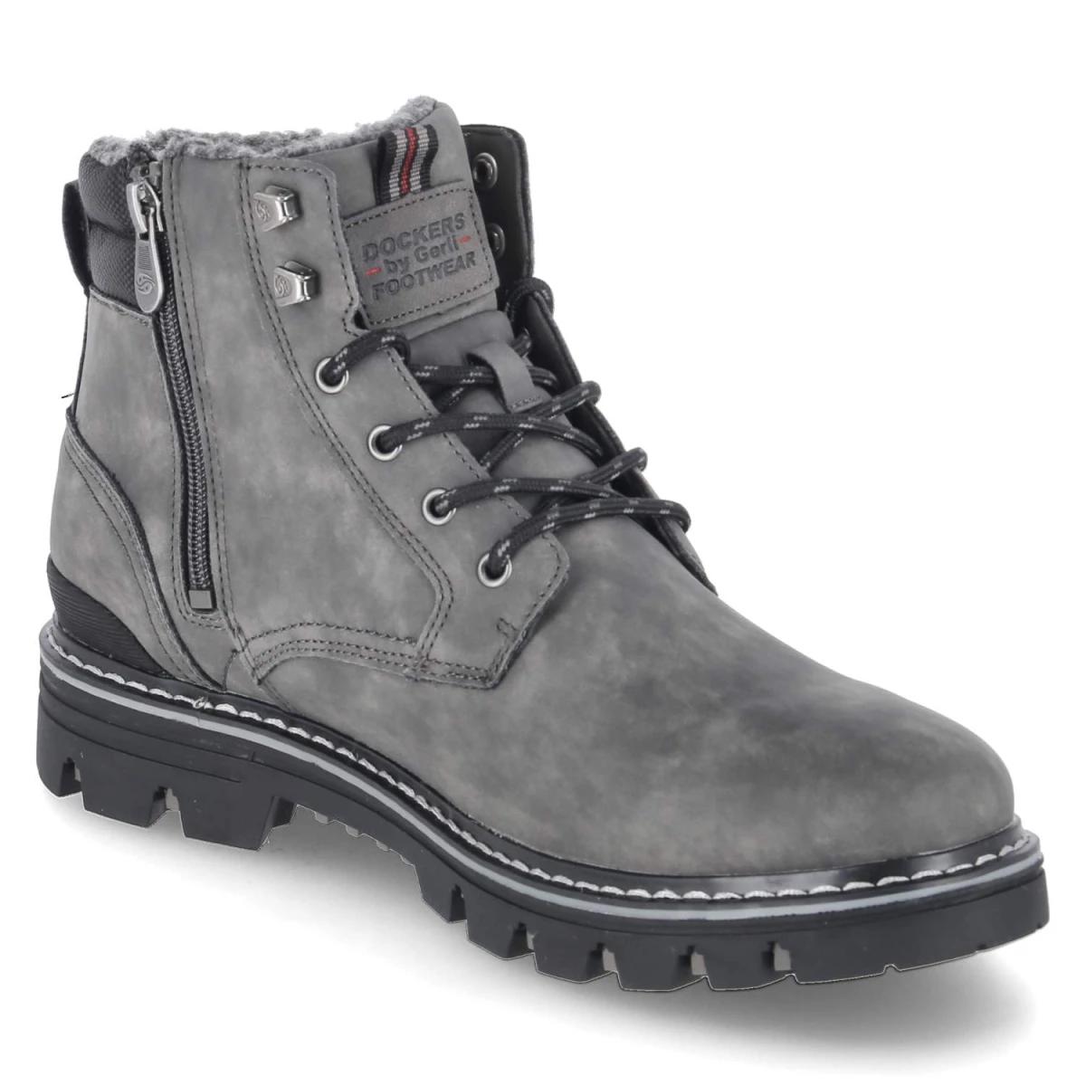 Schnürboots - dunkelgrau