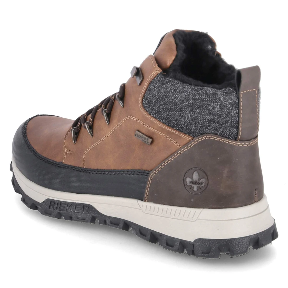 Winterboots - braun kombi