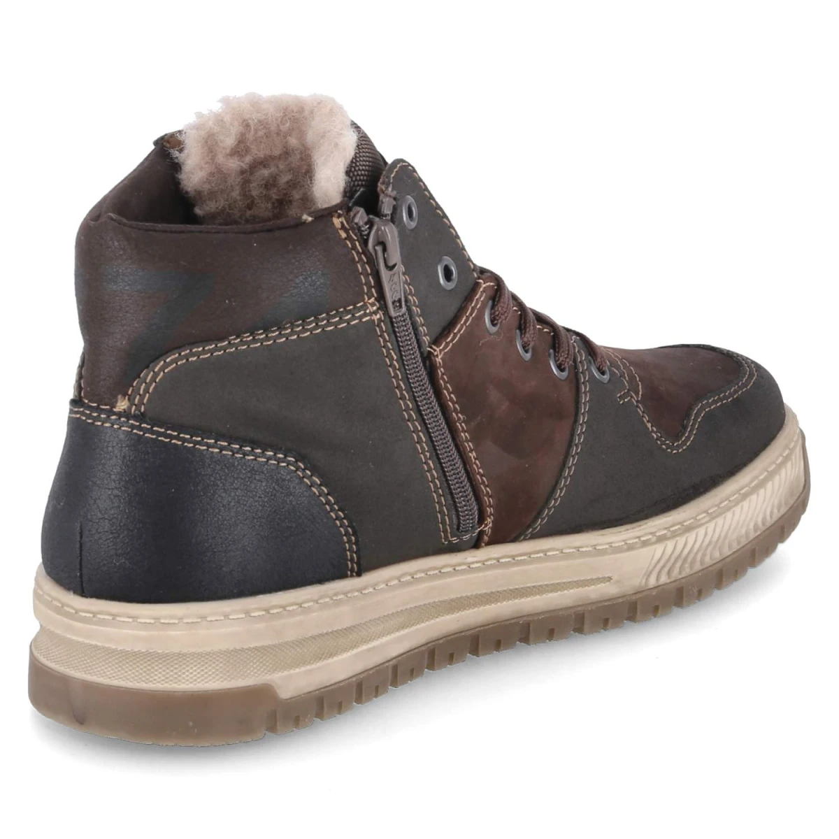 Winterboots - braun kombi