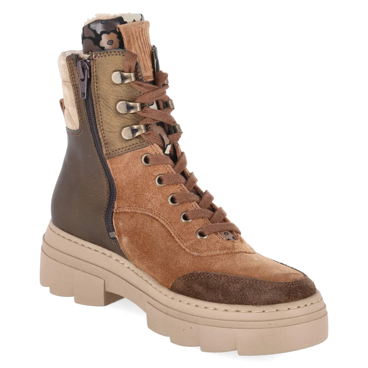 Boots-SAIGA - WOOD COGNAC NUBA
