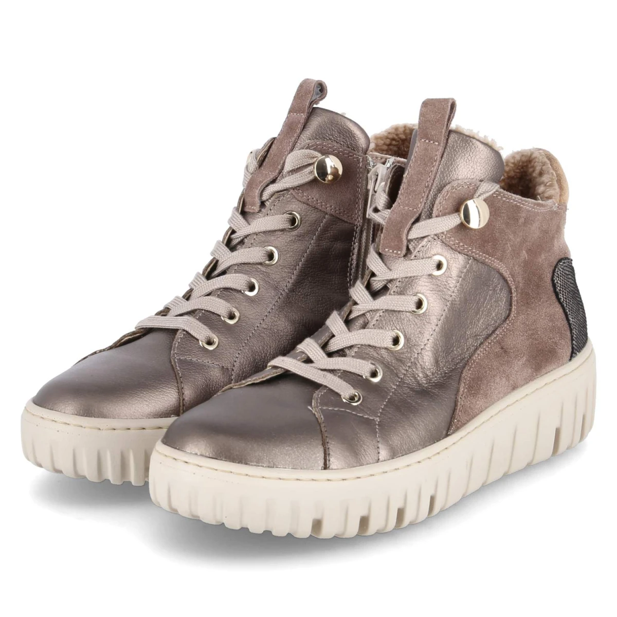 Winterstiefeletten H-LIVIA - bronce/nougat/toffee