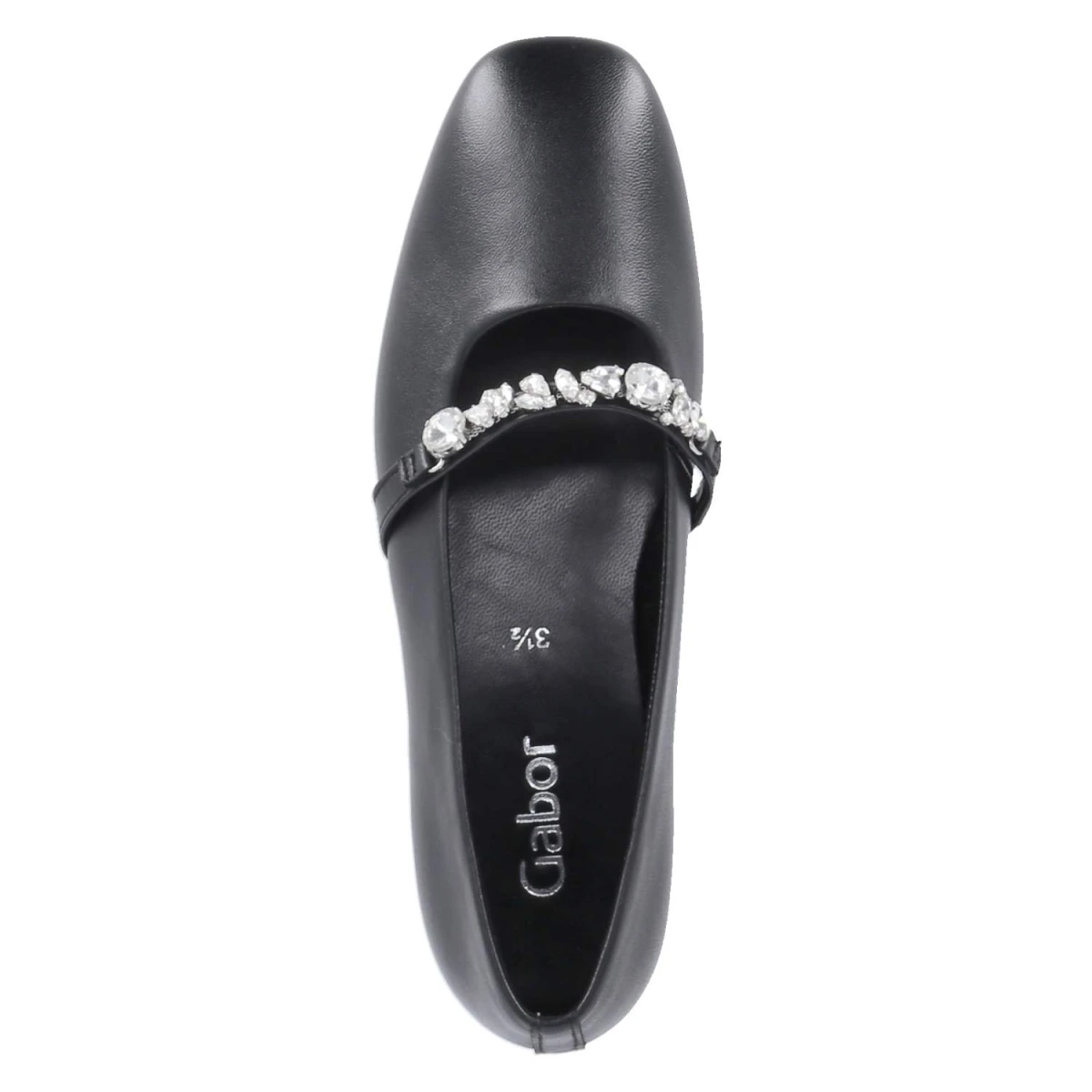 Ballerinas - schwarz (Kristall)