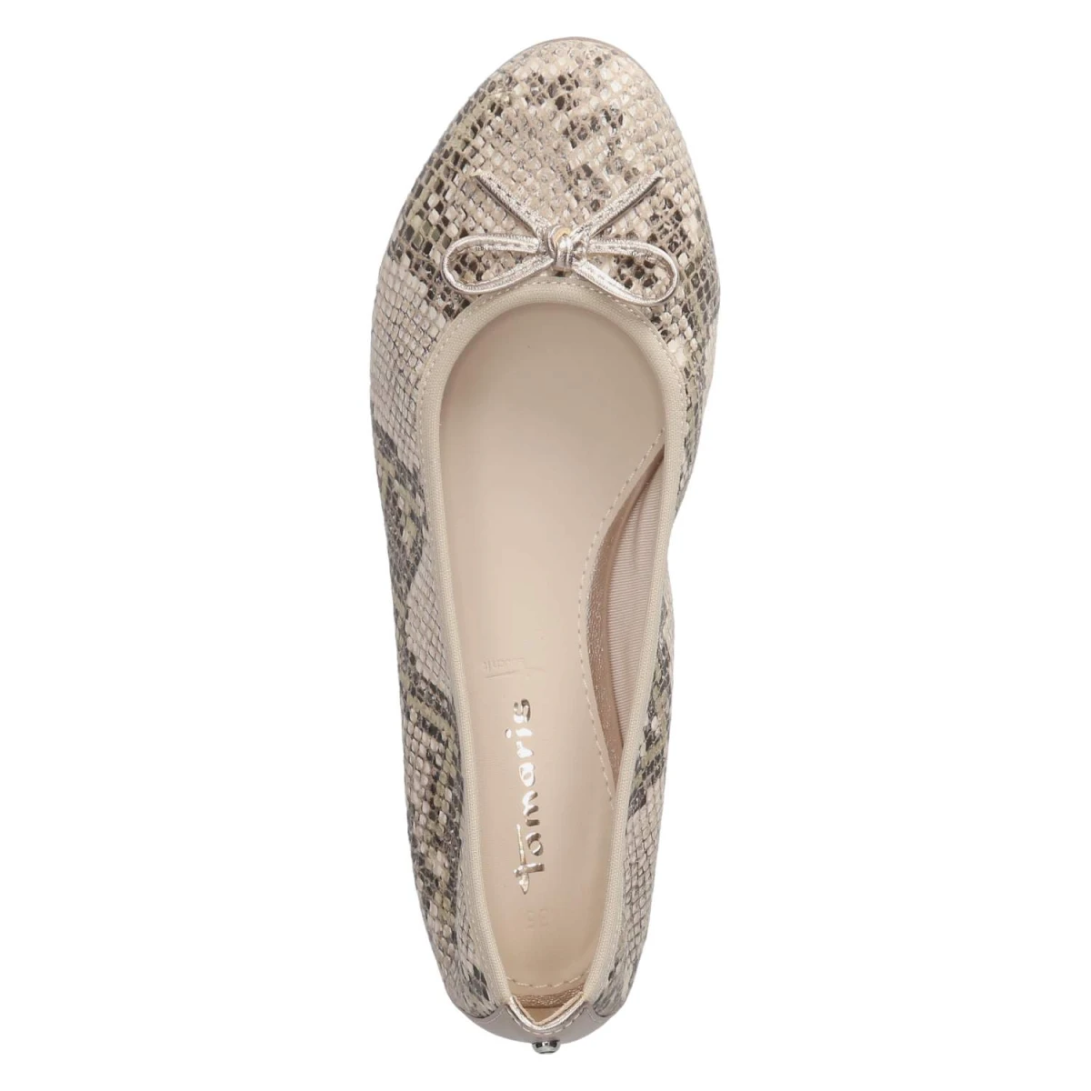 Ballerinas - BEIGE SNAKE