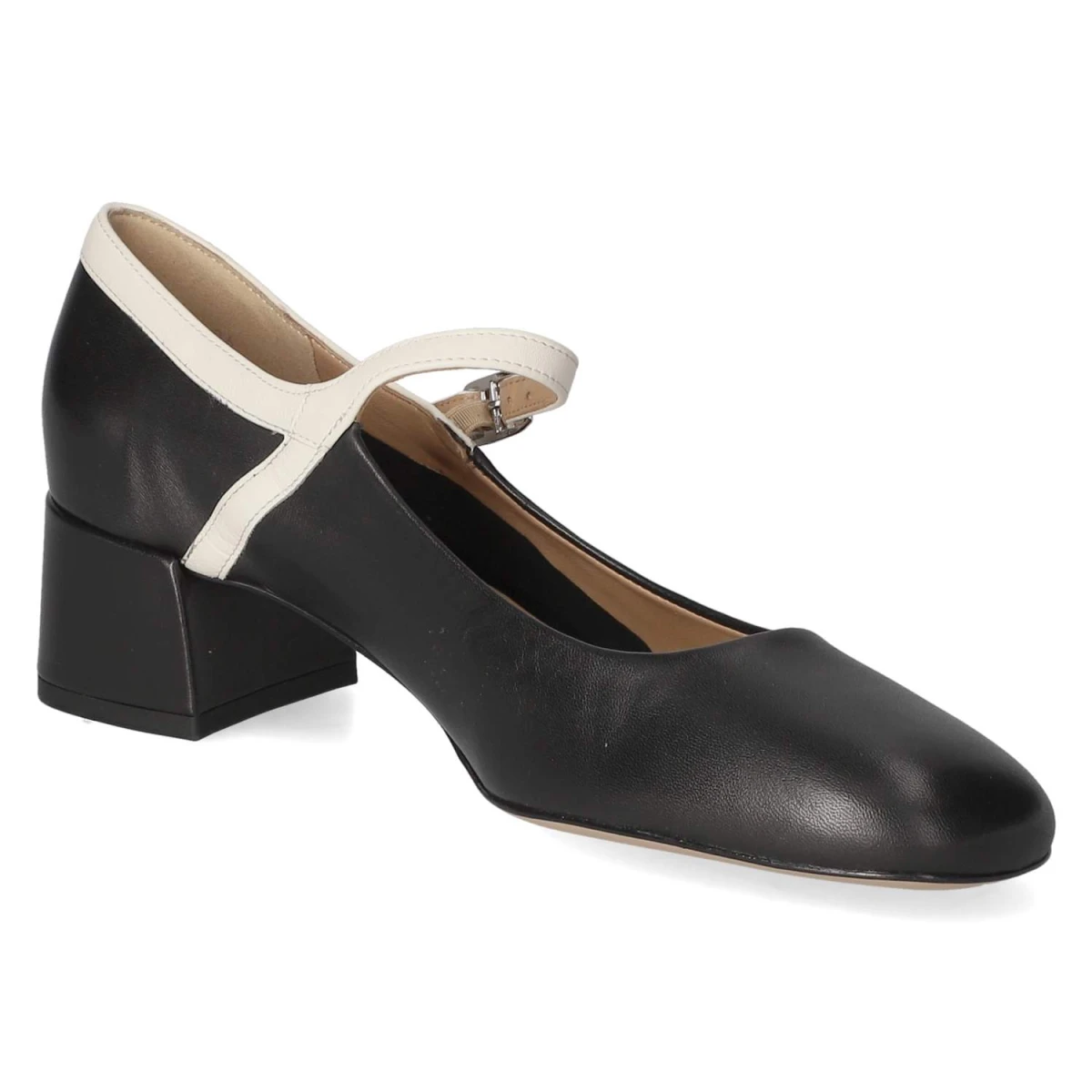 Riemchenpumps - schwarz/waxpaper