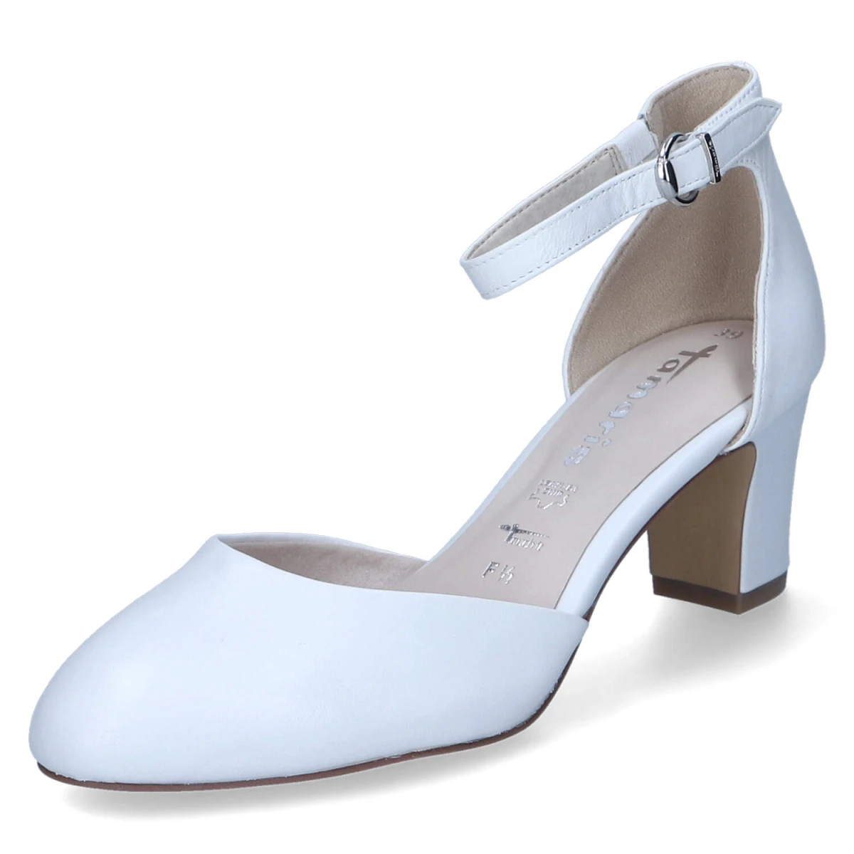 Spangenpumps - WHITE LEATHER
