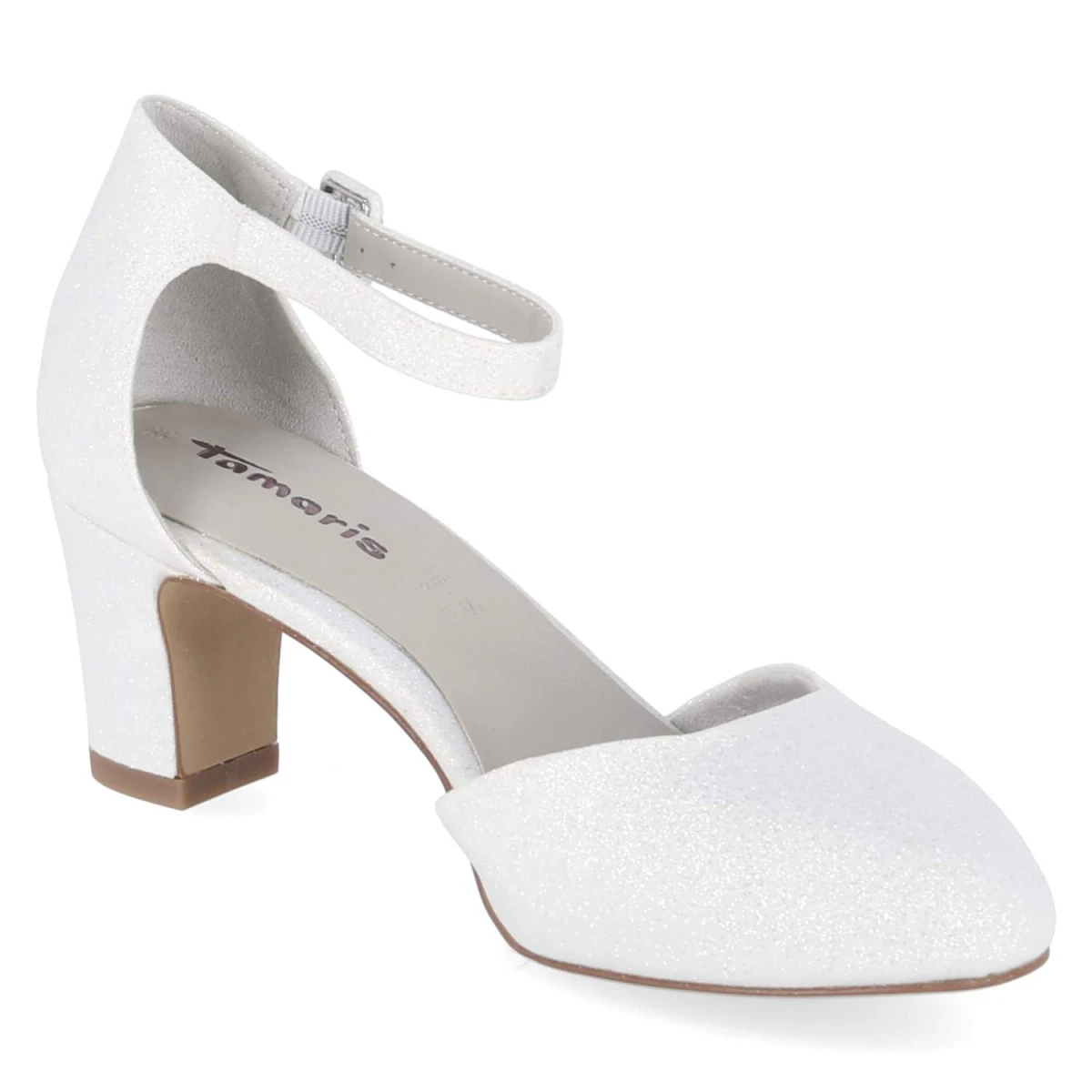 Riemchenpumps - WHITE GLAM