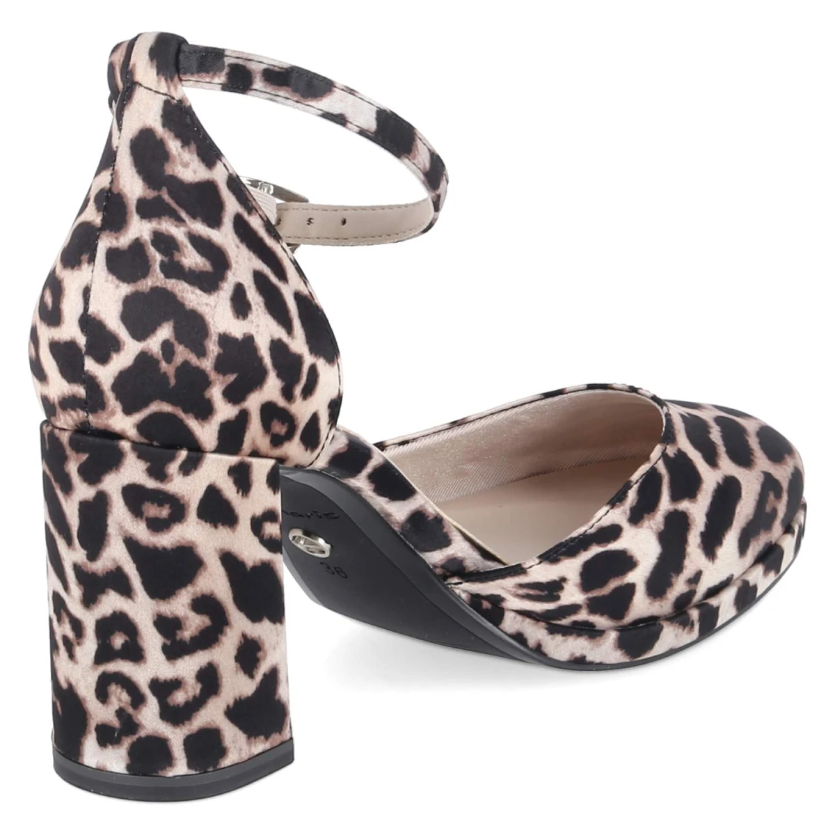 Riemchenpumps - leopard