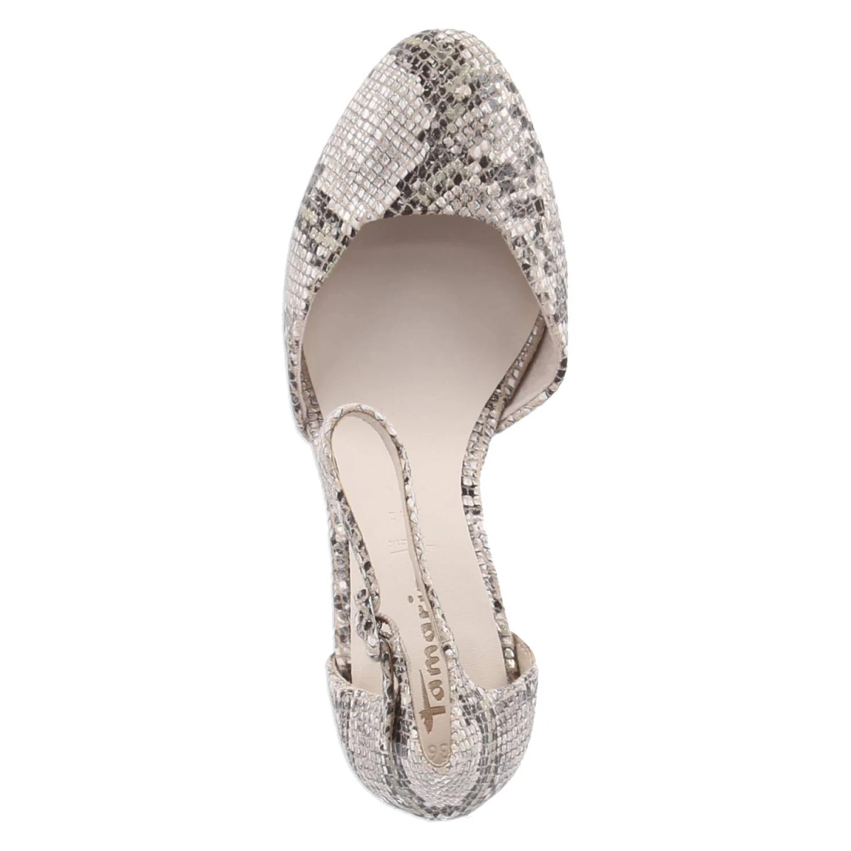 Riemchenpumps - BEIGE SNAKE