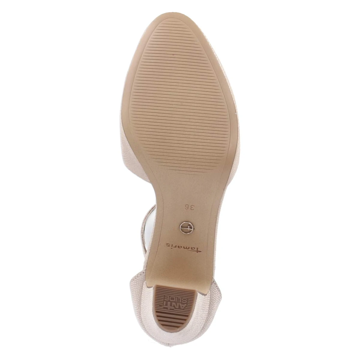 Riemchenpumps - LIGHT GOLD STRUCTURE