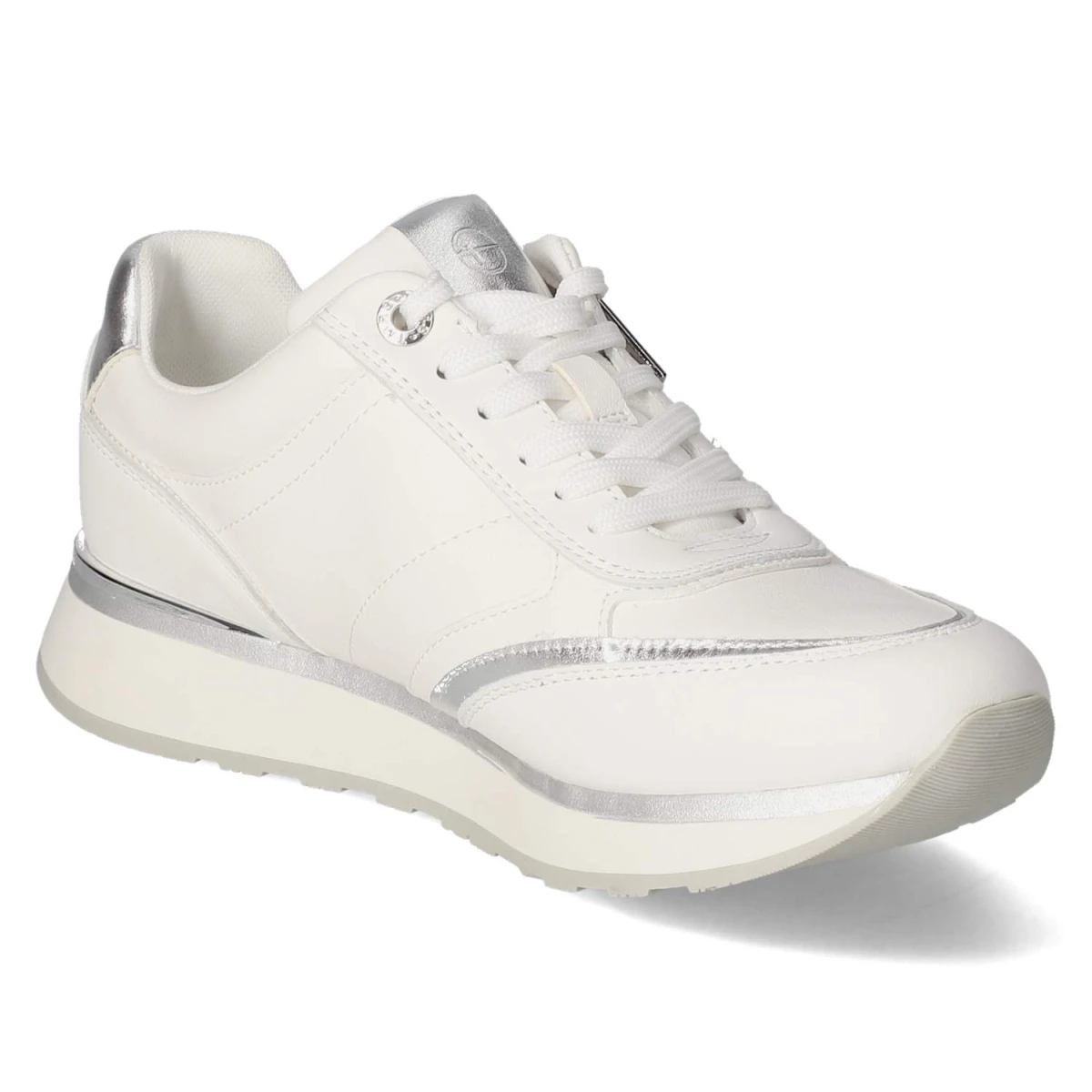 Low Sneaker - white/silver