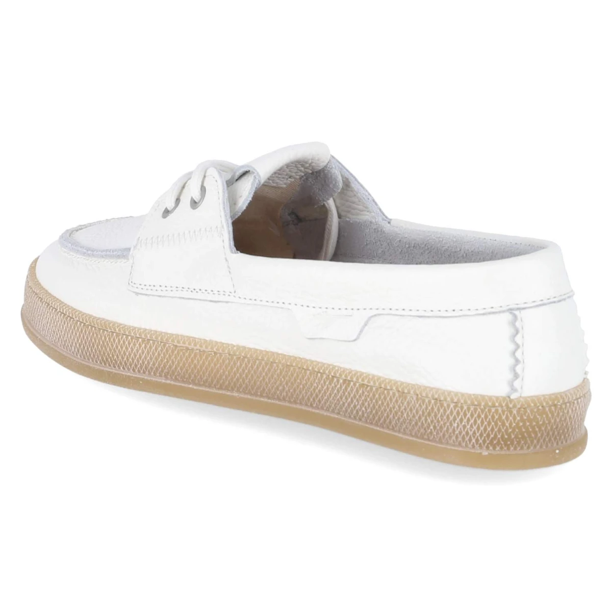 Bootsschuhe - WHITE LEATHER