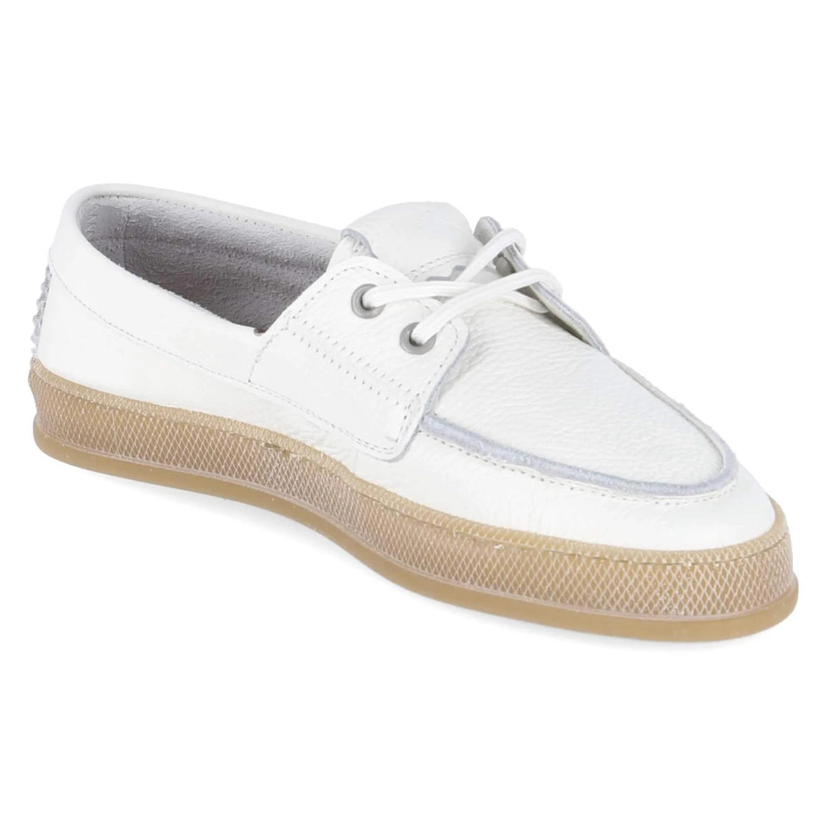 Bootsschuhe - WHITE LEATHER