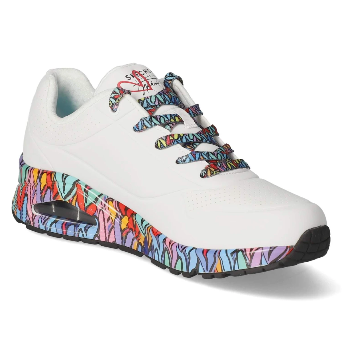 Low Sneaker RAVAGED LOVE - White/Multi