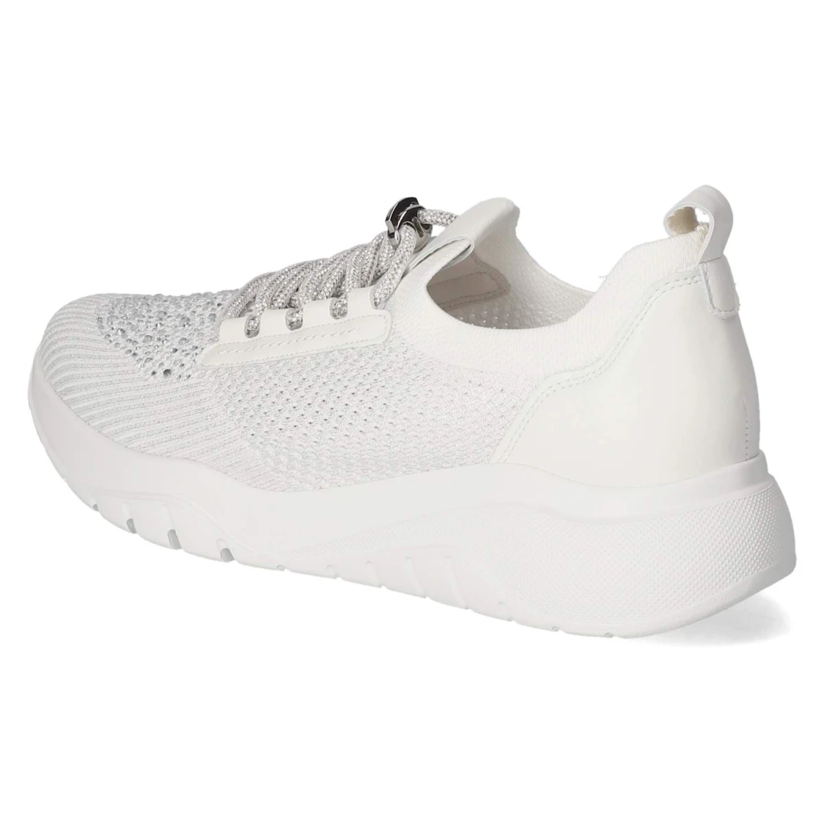 Low Sneaker - weiss (Glitter)