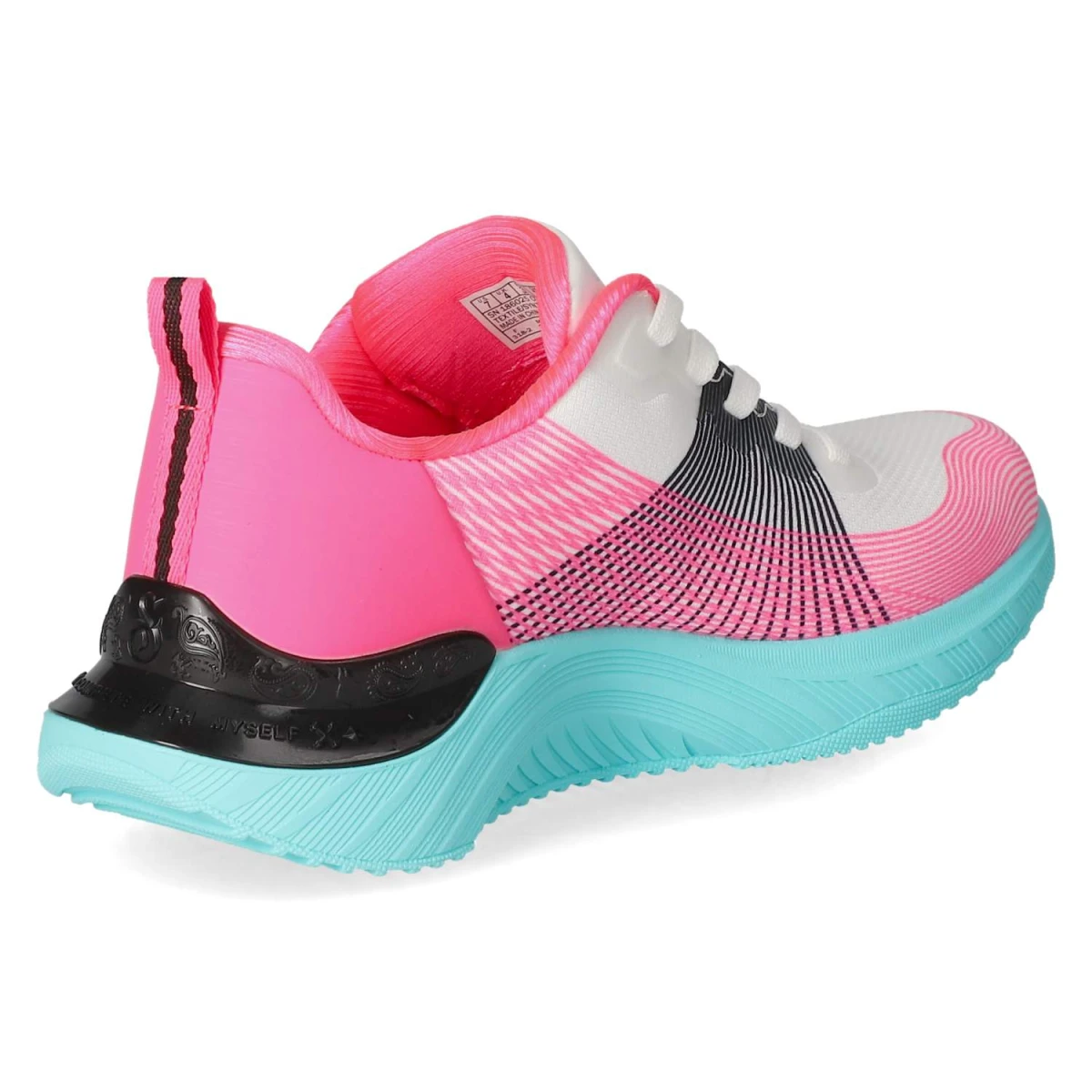 Low Sneaker CYBER WALKER - wht/lt.blue/pink