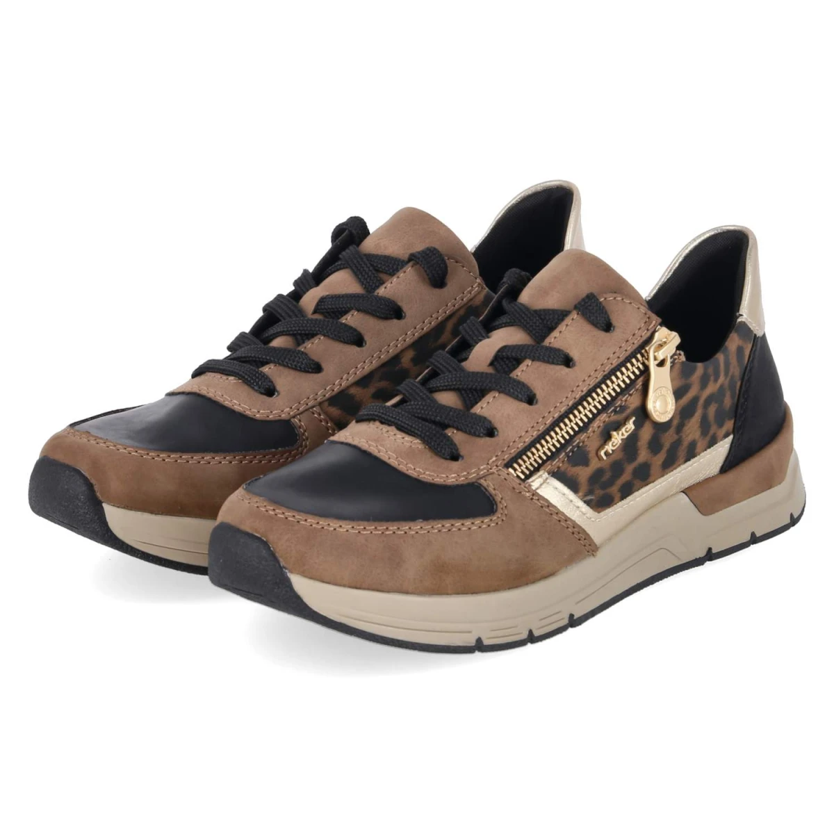 Low Sneaker - braun kombi