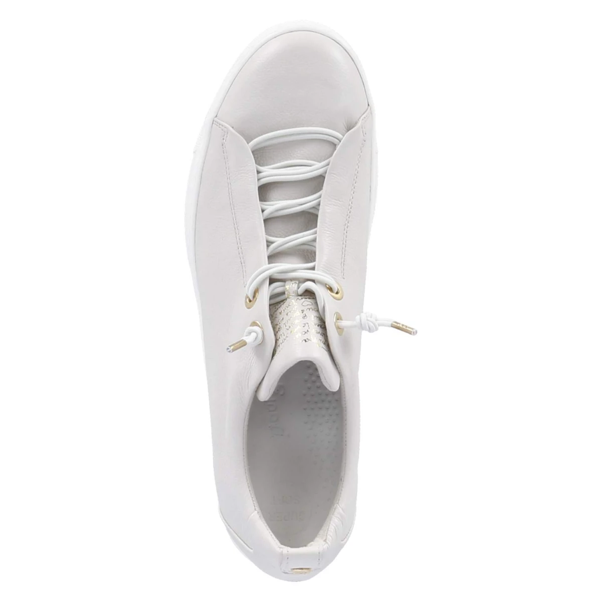 Low Sneaker - ivory / gold