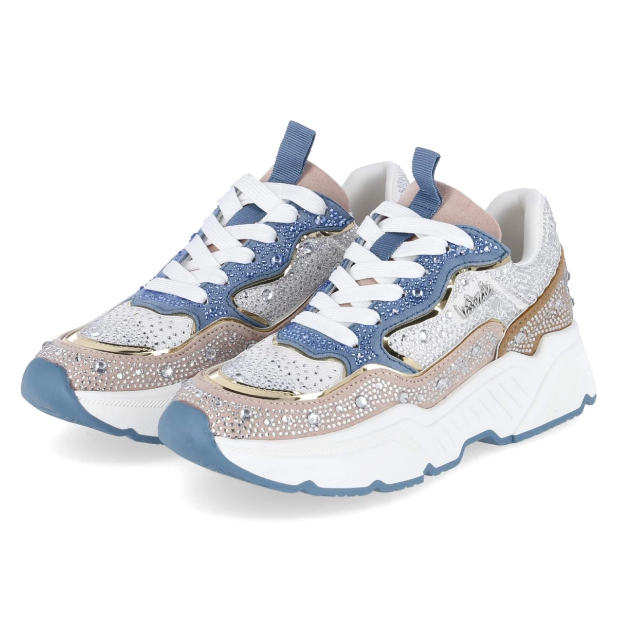 Low Sneaker - sand/lt blue