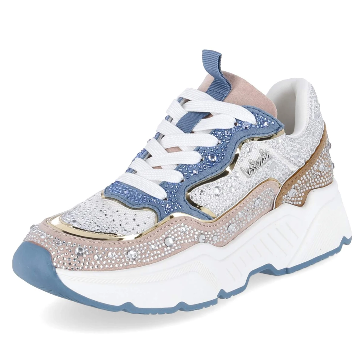 Low Sneaker - sand/lt blue