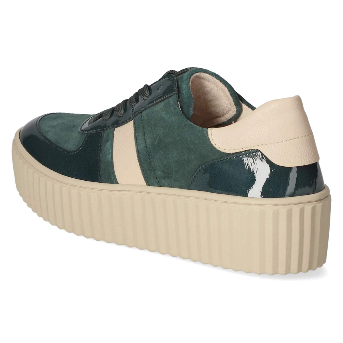 Low Sneaker - dark petrol/sand