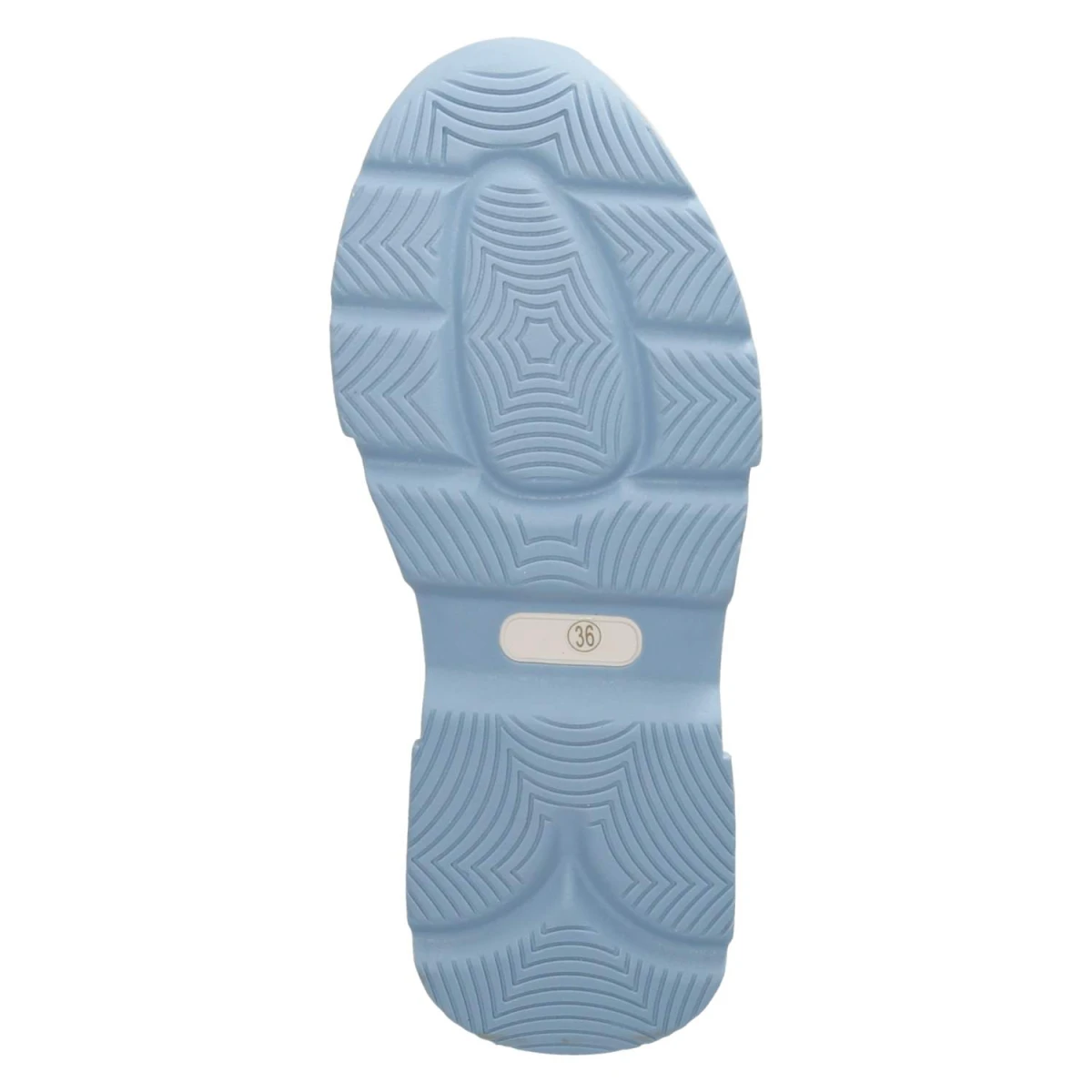 Low Sneaker - lt blue white