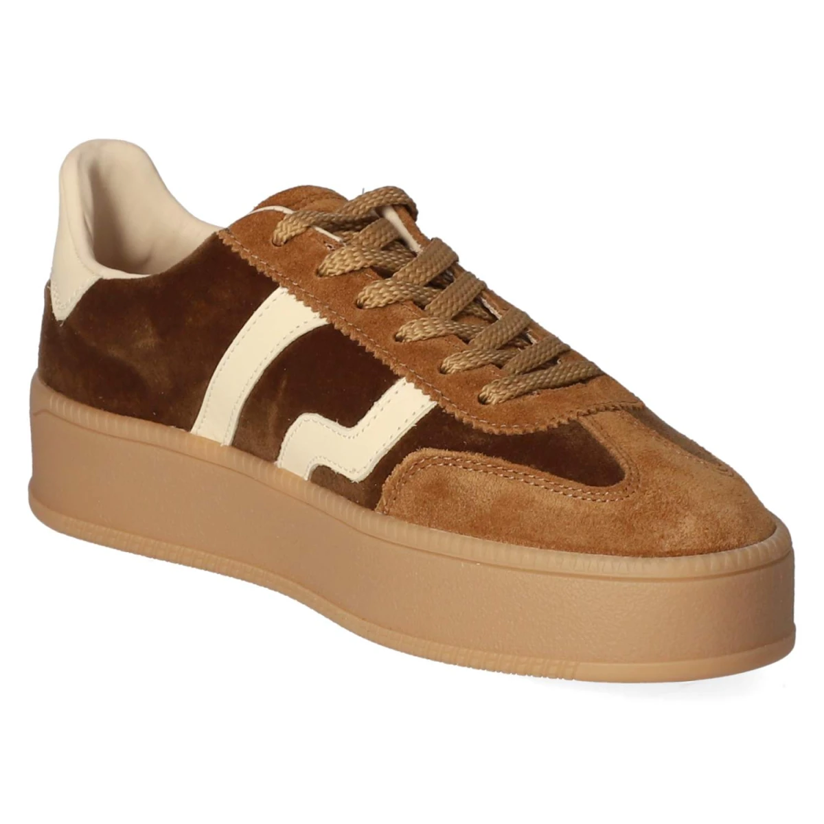 Low Sneaker CUZMANI - nut/cream