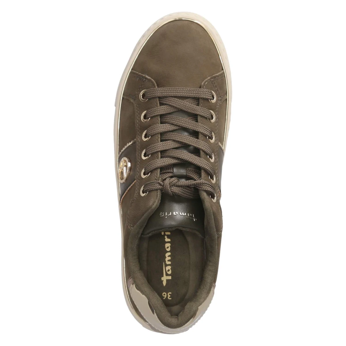 Low Sneaker - OLIVE NUBUC