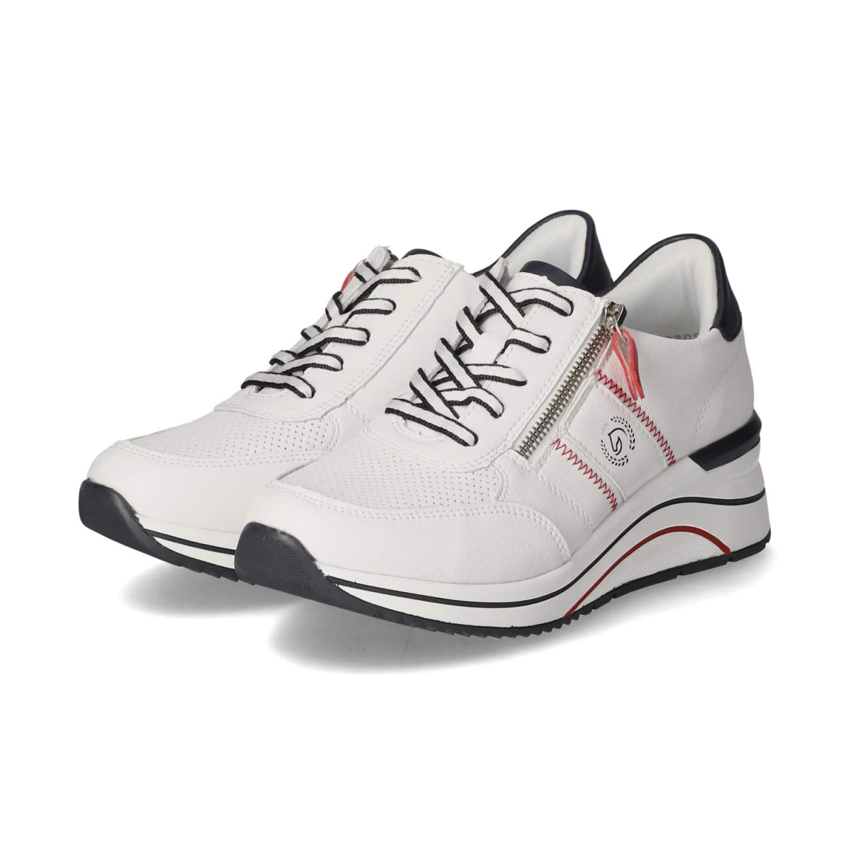 Low Sneaker - weiss kombi