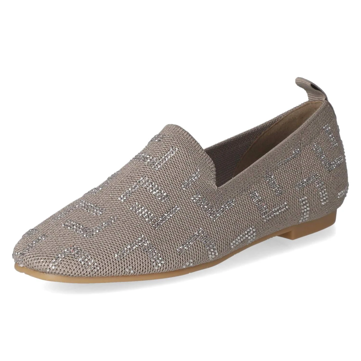 Slipper - taupe/gold
