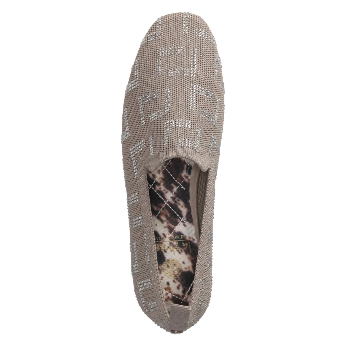 Slipper - taupe/gold