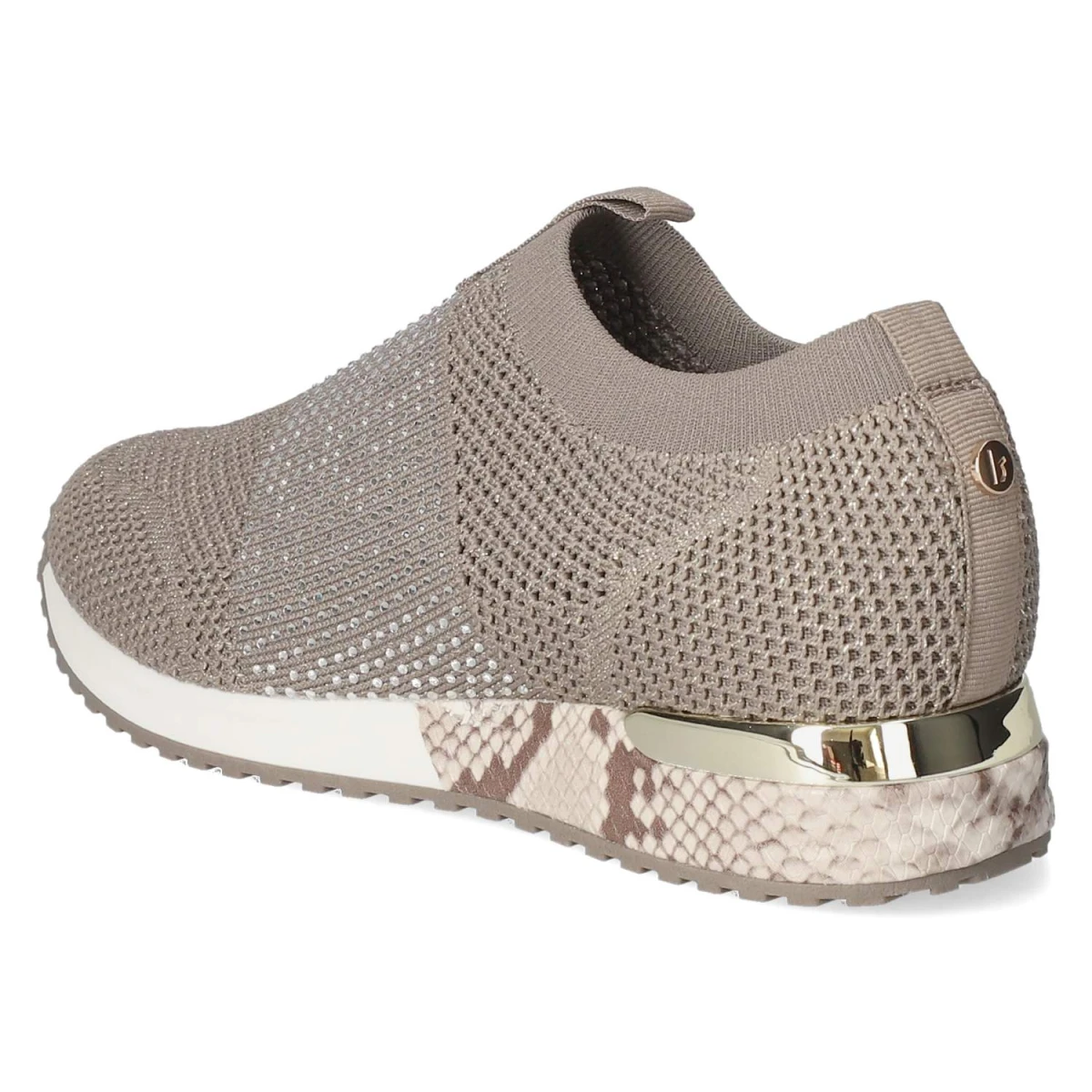 Low Sneaker - taupe/gold