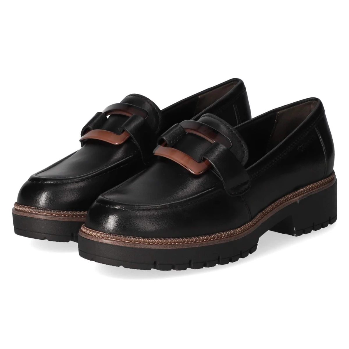Slipper - BLACK LEATHER