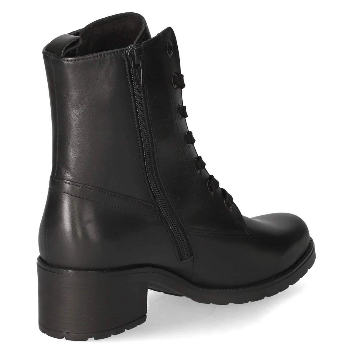 Schnürstiefeletten - schwarz (Micro)