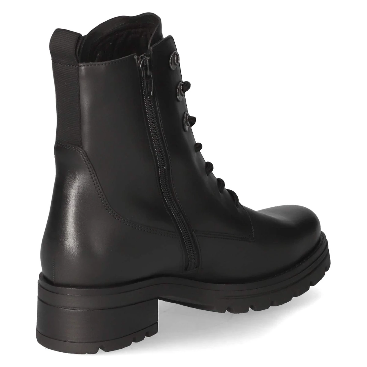 Schnürstiefeletten - schwarz (Micro)