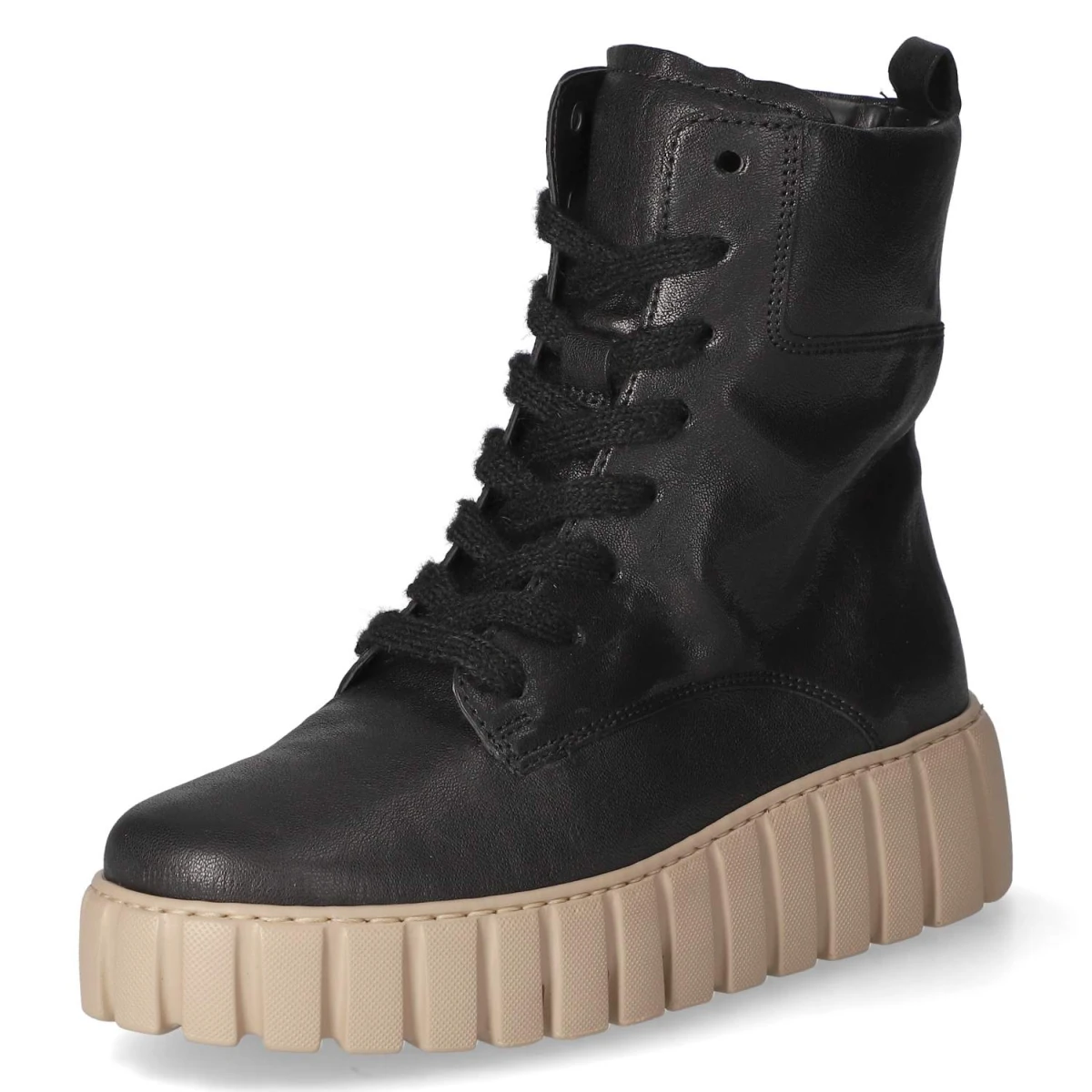 Schnürstiefeletten - schwarz (Micro)