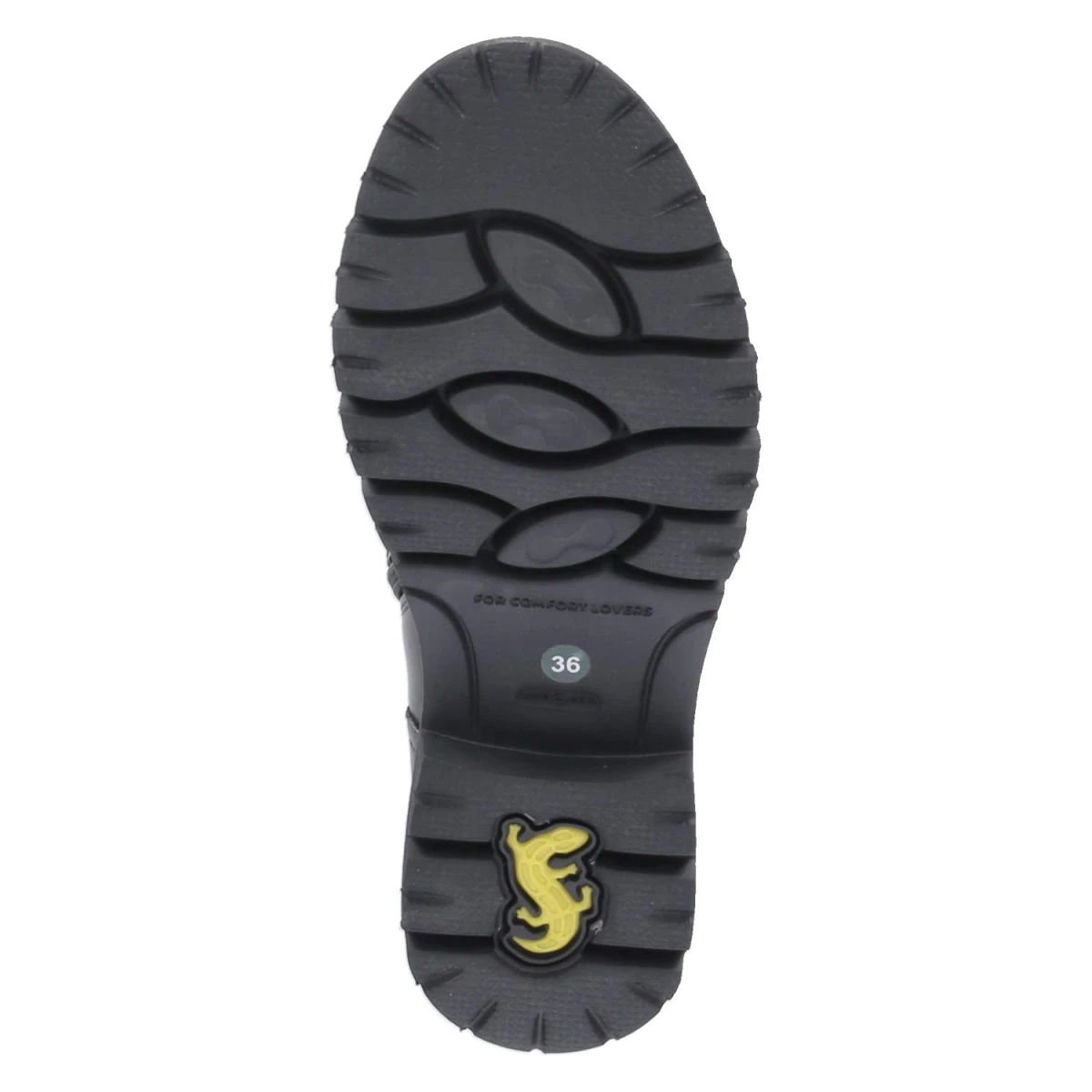 Schnürstiefeletten - schwarz