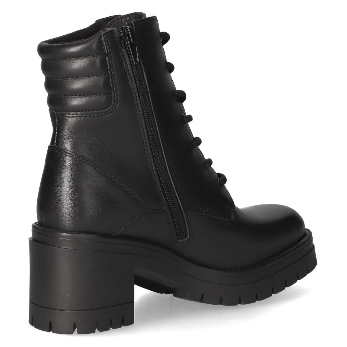 Schnürstiefeletten - black