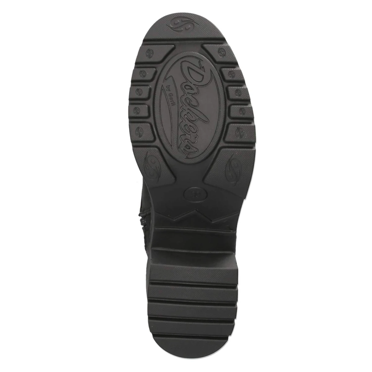 Schnürstiefeletten - schwarz