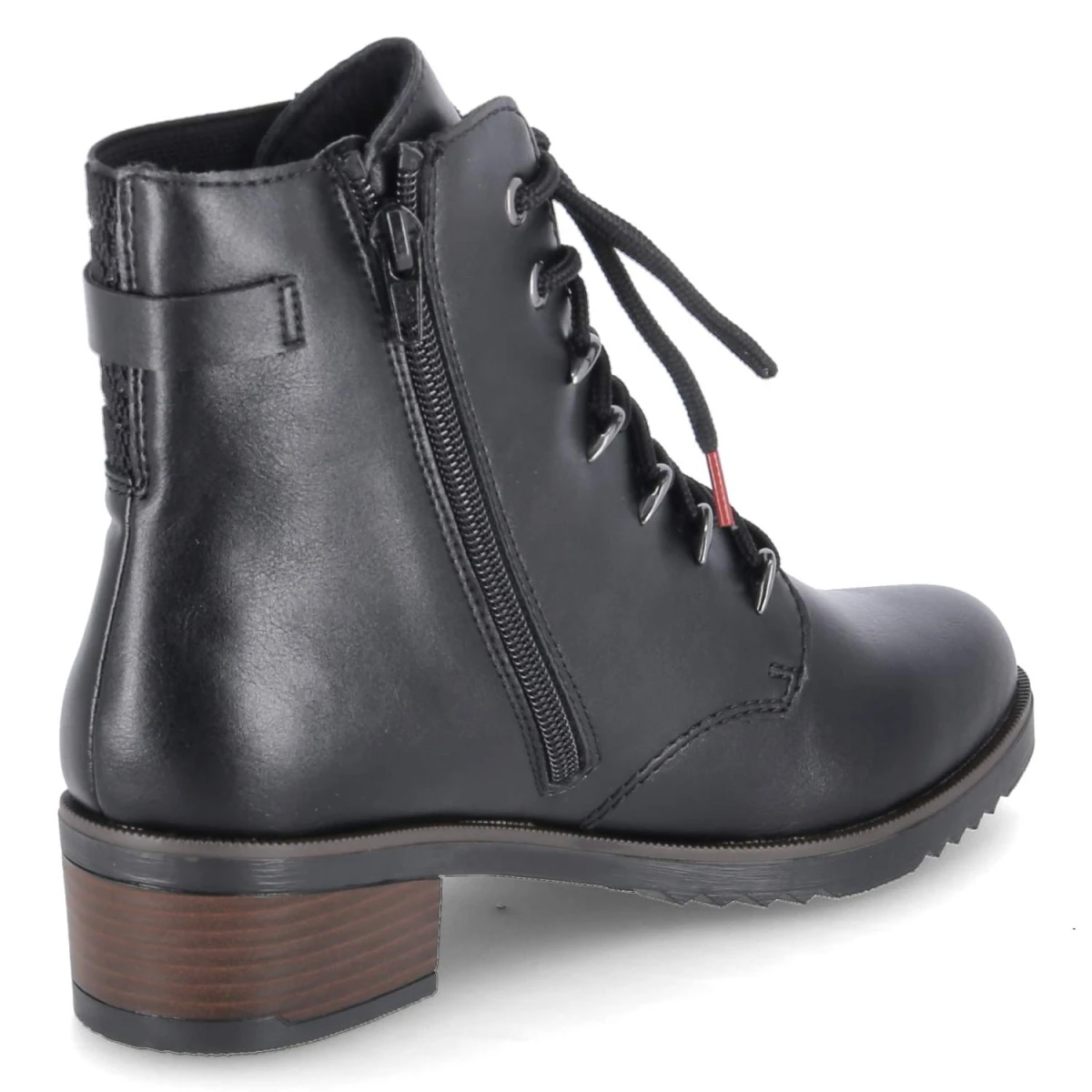 Schnürstiefeletten - schwarz/schwarz