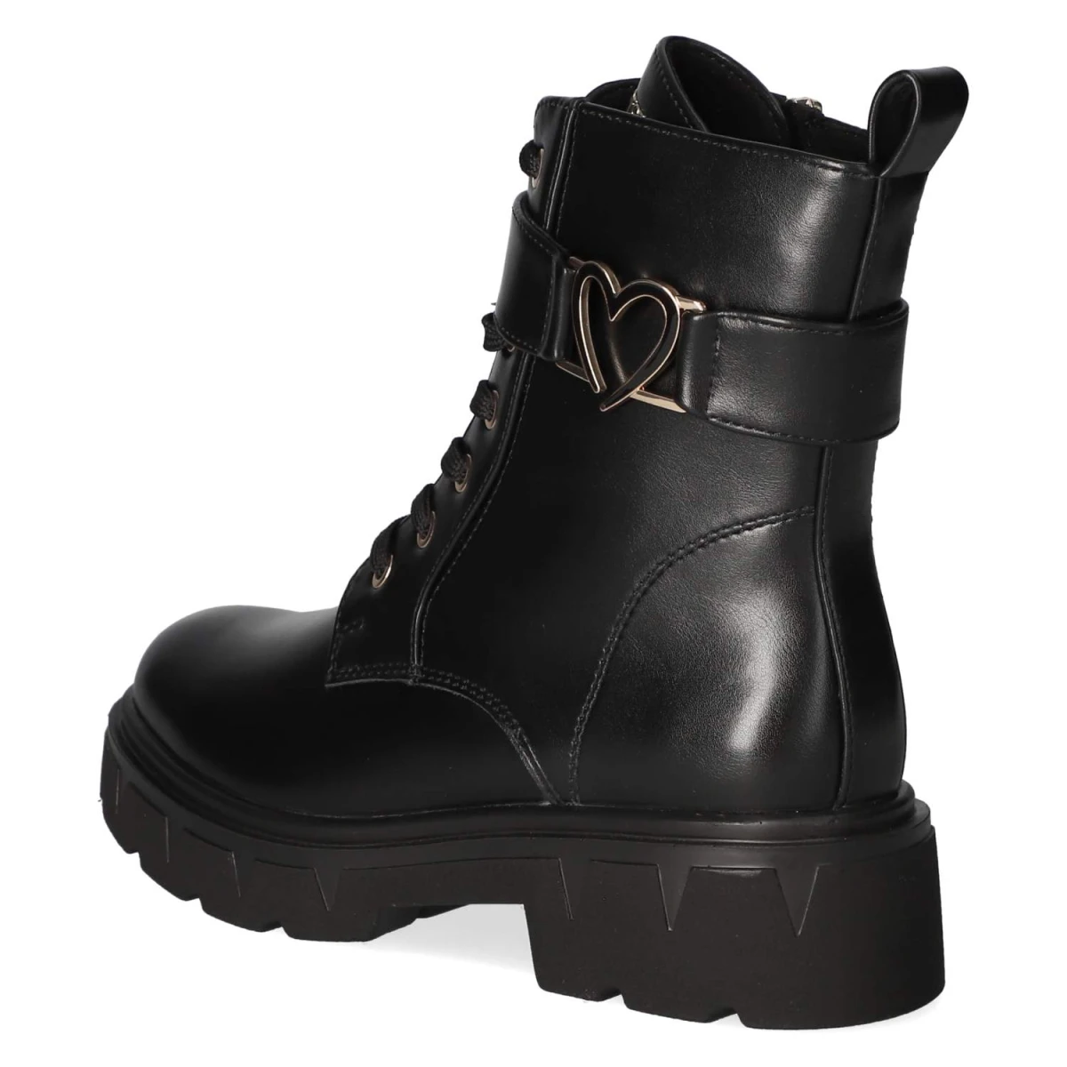 Schnürstiefeletten - Black