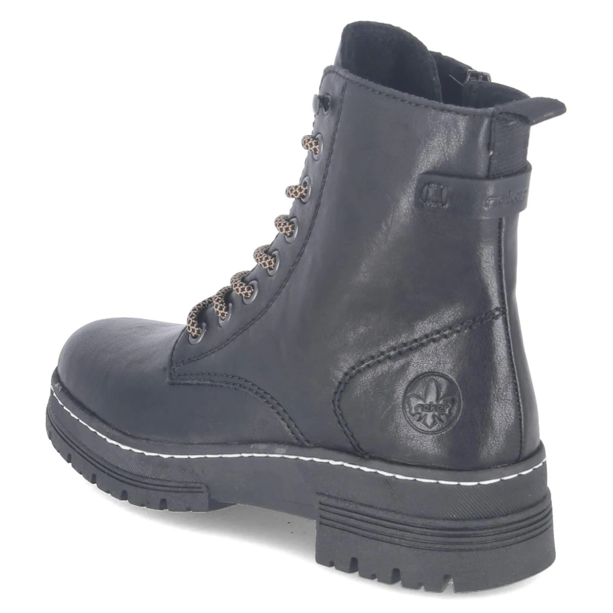 Schnürboots - schwarz